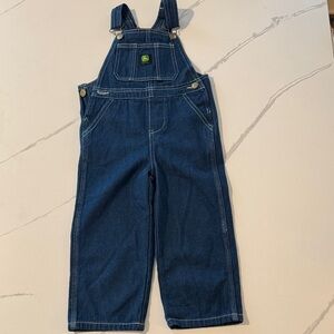 EUC! John Deere Kids Dark Blue Overalls, sz 4T